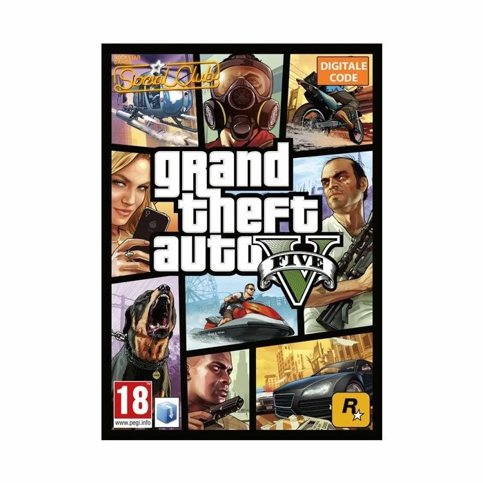 Grand Theft Auto V (PC) - Rockstar - Digital Code