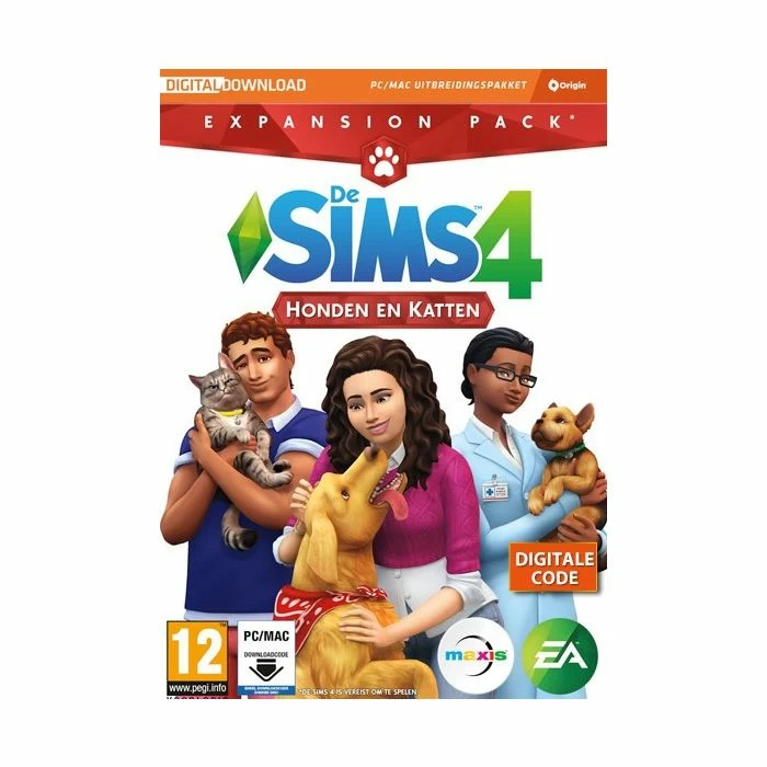De Sims 4 Honden en Katten Origin Key laagste prijs Code Goedkoop