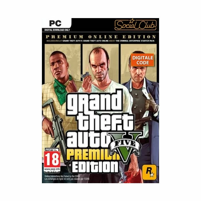 Initiatief scheidsrechter heldin Grand Theft Auto 5 GTA V Online Premium Edition PC Digitale Download CD Key  Kopen Bestellen Laagste Prijs bij GameSync!