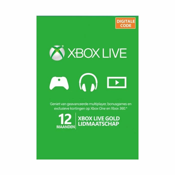 Gelijkmatig Nest Kijker Xbox Live 12 Maanden Kopen - Laagste,Goedkoopste prijs Live Gold Code/Kaart