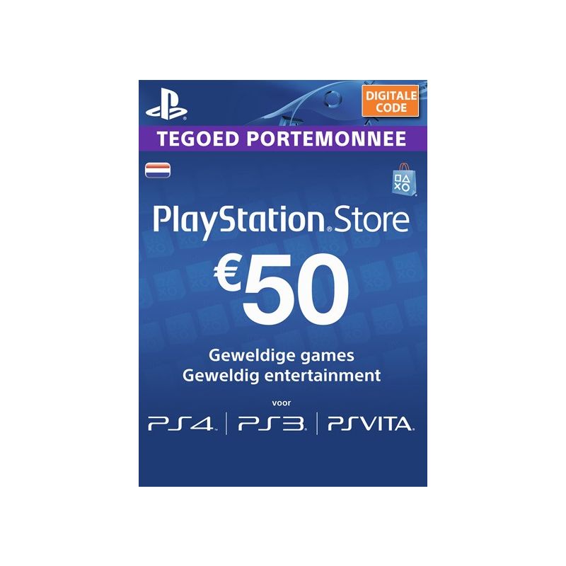 gemeenschap Graf variabel Playstation Network (PSN) Voucher €50 ( Code ) Kopen Bestellen Laagste  Prijs bij GameSync!