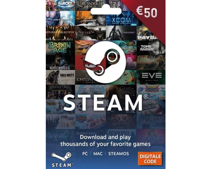 50 shop steam card